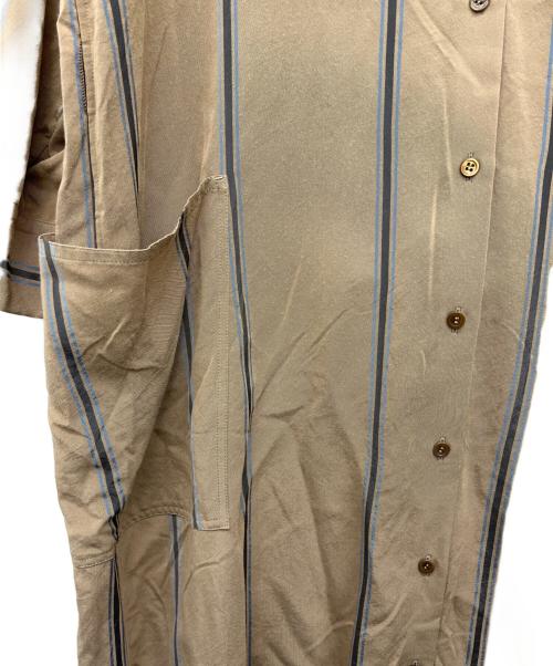 BEIGE（ベイジ）BEIGE (ベイジ) UGINE/シャツワンピース ブラウン サイズ:32の古着・服飾アイテム