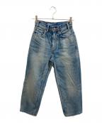 CELINEセリーヌ）の古着「クロップドデニムパンツ」｜インディゴ