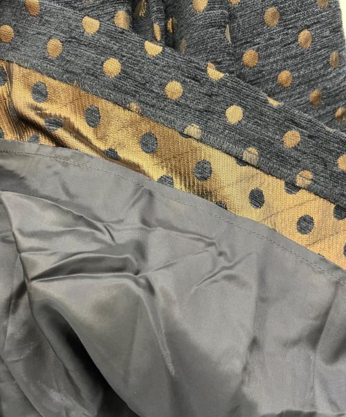 IENA LA BOUCLE（イエナ ラ ブークル）IENA LA BOUCLE (イエナ ラ ブークル) ドットジャガードタックスカート ネイビー サイズ:40の古着・服飾アイテム