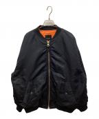 N.O.R.Cノーク）の古着「オーバーサイズMA-1ブルゾン」｜ブラック