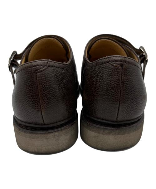 PARABOOT（パラブーツ）PARABOOT (パラブーツ) BEAMS F (ビームスエフ) ダブルモンクストラップシューズ ブラウン サイズ:6の古着・服飾アイテム