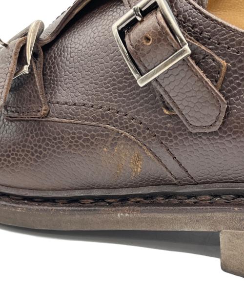 PARABOOT（パラブーツ）PARABOOT (パラブーツ) BEAMS F (ビームスエフ) ダブルモンクストラップシューズ ブラウン サイズ:6の古着・服飾アイテム