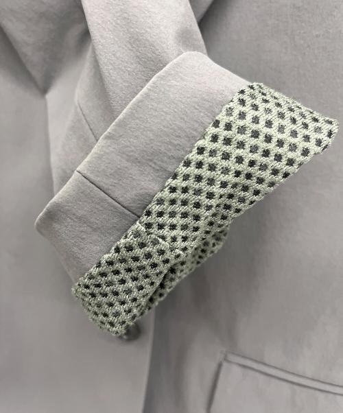 N.HOOLYWOOD（エヌ ハリウッド）N.HOOLYWOOD (エヌ ハリウッド) 3Bテーラードジャケット グレー サイズ:36の古着・服飾アイテム