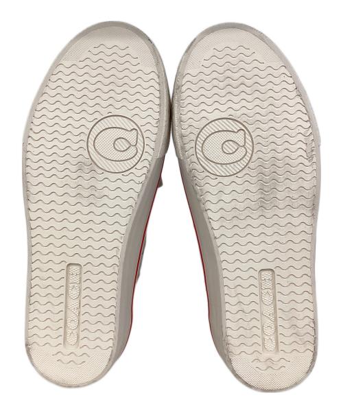 COACH（コーチ）COACH (コーチ) CITYSOLE ハイトップ プラットフォーム スニーカー ベージュ サイズ:22.5の古着・服飾アイテム