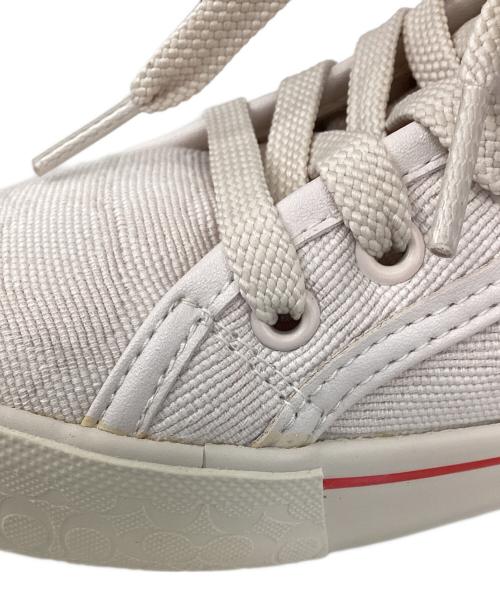 COACH（コーチ）COACH (コーチ) CITYSOLE ハイトップ プラットフォーム スニーカー ベージュ サイズ:22.5の古着・服飾アイテム