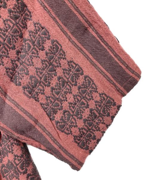 Needles（ニードルズ）Needles (ニードルズ) Papillon Stripe Dobby Cabana Shirt/カバナシャツ ピンク サイズ:Lの古着・服飾アイテム