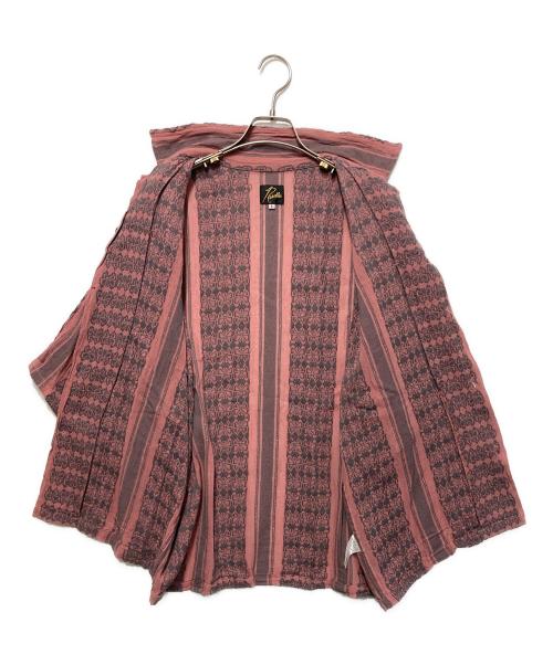 Needles（ニードルズ）Needles (ニードルズ) Papillon Stripe Dobby Cabana Shirt/カバナシャツ ピンク サイズ:Lの古着・服飾アイテム
