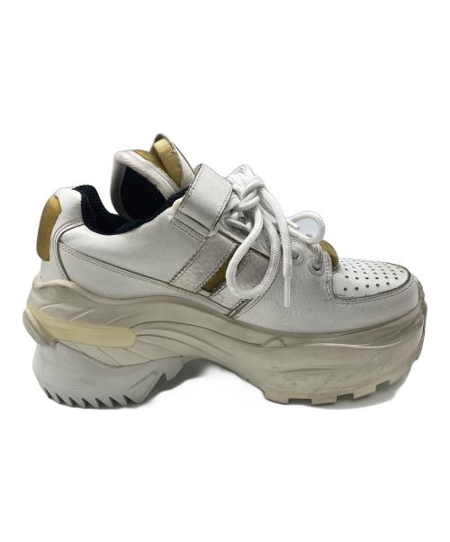 Maison Margiela（メゾンマルジェラ）Maison Margiela (メゾンマルジェラ) RETRO FIT SNEAKER ホワイト サイズ:36の古着・服飾アイテム