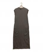 AK+1エーケーワン）の古着「フレンチスリーブカットソーワンピース」｜グレー