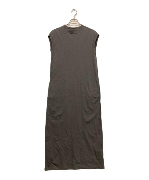 AK+1（エーケーワン）AK+1 (エーケーワン) フレンチスリーブカットソーワンピース グレー サイズ:38の古着・服飾アイテム