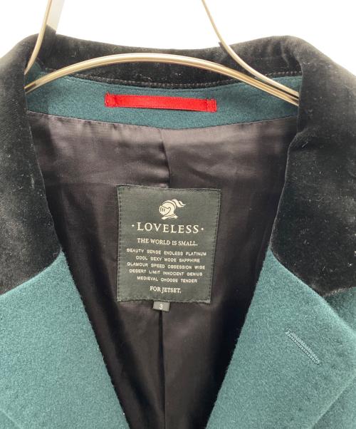 LOVELESS（ラブレス）LOVELESS (ラブレス) チェスターコート グリーン サイズ:3の古着・服飾アイテム