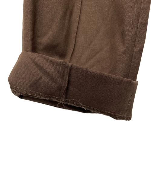 AURALEE（オーラリー）AURALEE (オーラリー) WOOL SILK TROPICAL EASY SLACKS ブラウン サイズ:5の古着・服飾アイテム