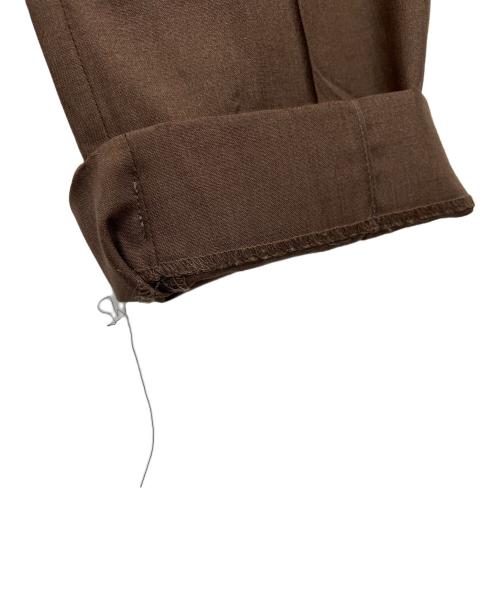 AURALEE（オーラリー）AURALEE (オーラリー) WOOL SILK TROPICAL EASY SLACKS ブラウン サイズ:5の古着・服飾アイテム