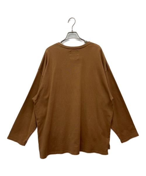CMF OUTDOOR GARMENT（コンフィーアウトドアガーメント）CMF OUTDOOR GARMENT (コンフィーアウトドアガーメント) LONG SLEEVE SLOW DRY T-SHIRT ブラウン サイズ:XLの古着・服飾アイテム