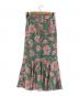Pinky & Dianne (ピンキーアンドダイアン) フローラルプリントスカート グリーン サイズ:36：2000円