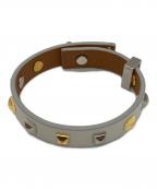 HERMESエルメス）の古着「MINI DOG CLOUS CARRES」｜ホワイト