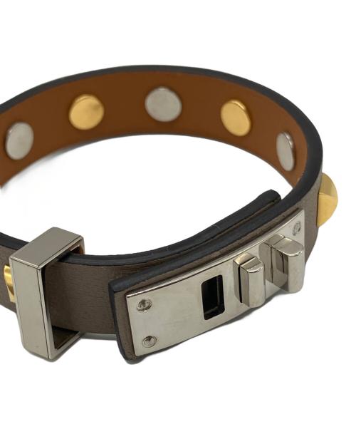 HERMES（エルメス）HERMES (エルメス) MINI DOG CLOUS CARRES ベージュの古着・服飾アイテム