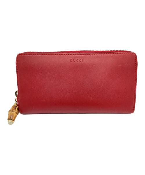 GUCCI（グッチ）GUCCI (グッチ) 長財布 レッドの古着・服飾アイテム