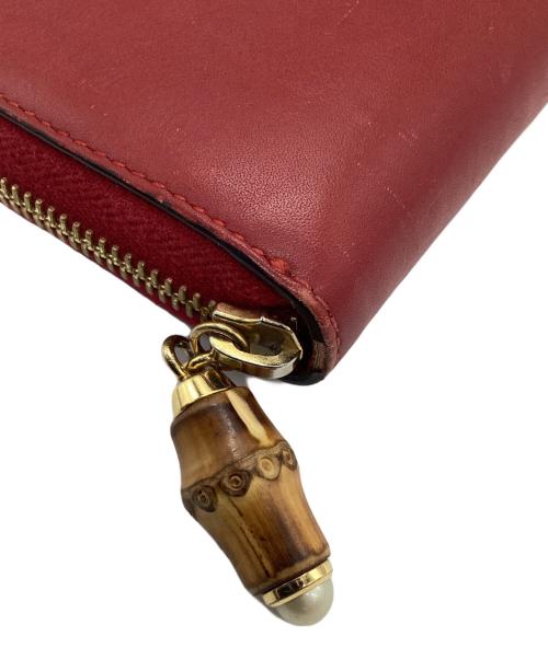 GUCCI（グッチ）GUCCI (グッチ) 長財布 レッドの古着・服飾アイテム