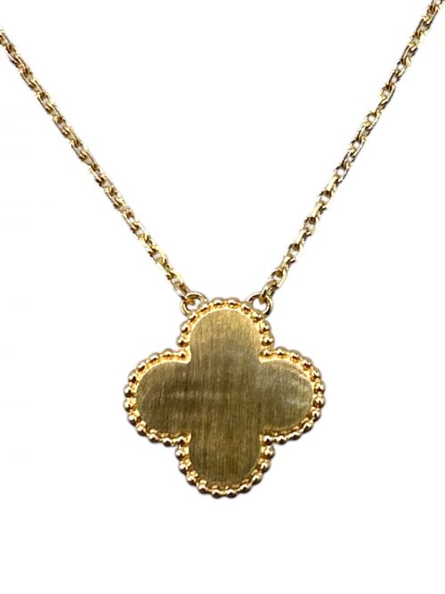 VAN CLEEF & ARPELS（ヴァンクリーフ＆アーペル）VAN CLEEF & ARPELS (ヴァンクリーフ＆アーペル) 1Pダイヤヴィンテージアルハンブラネックレス 2015年クリスマス限定の古着・服飾アイテム