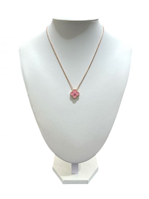 VAN CLEEF & ARPELS（ヴァンクリーフ＆アーペル）VAN CLEEF & ARPELS (ヴァンクリーフ＆アーペル) 1Pダイヤヴィンテージアルハンブラネックレス 2015年クリスマス限定の古着・服飾アイテム