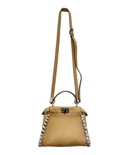 FENDI（フェンディ）FENDI (フェンディ) SELLERIA ピーカブー ミニ ベージュの古着・服飾アイテム