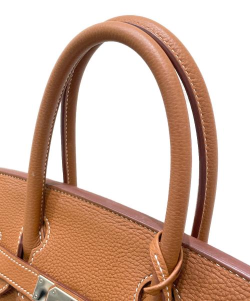 HERMES（エルメス）HERMES (エルメス) バーキン 30/シルバー金具/ゴールド/T刻印:2015年 ゴールド×シルバー金具 サイズ:30の古着・服飾アイテム