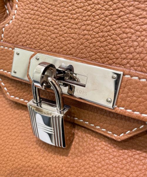 HERMES（エルメス）HERMES (エルメス) バーキン 30/シルバー金具/ゴールド/T刻印:2015年 ゴールド×シルバー金具 サイズ:30の古着・服飾アイテム