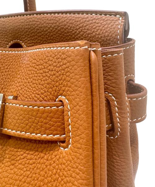 HERMES（エルメス）HERMES (エルメス) バーキン 30/シルバー金具/ゴールド/T刻印:2015年 ゴールド×シルバー金具 サイズ:30の古着・服飾アイテム