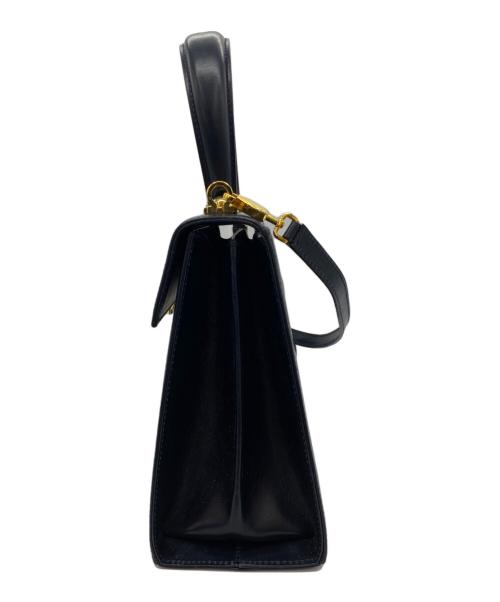 Salvatore Ferragamo（サルヴァトーレ フェラガモ）Salvatore Ferragamo (サルヴァトーレ フェラガモ) ガンチーニ2WAYバッグ ネイビーの古着・服飾アイテム