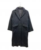 MAISON SPECIALメゾンスペシャル）の古着「Mohair Shaggy Chester Coat」｜チャコールグレー