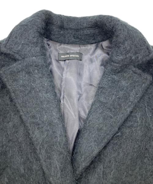 MAISON SPECIAL（メゾンスペシャル）MAISON SPECIAL (メゾンスペシャル) Mohair Shaggy Chester Coat チャコールグレー サイズ:SIZE Freeの古着・服飾アイテム