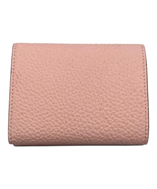 bonaventura（ボナベンチュラ）BONAVENTURA (ボナベンチュラ) コンパクトウォレット ピンクの古着・服飾アイテム