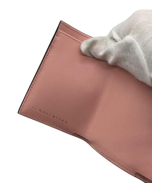 bonaventura（ボナベンチュラ）BONAVENTURA (ボナベンチュラ) コンパクトウォレット ピンクの古着・服飾アイテム