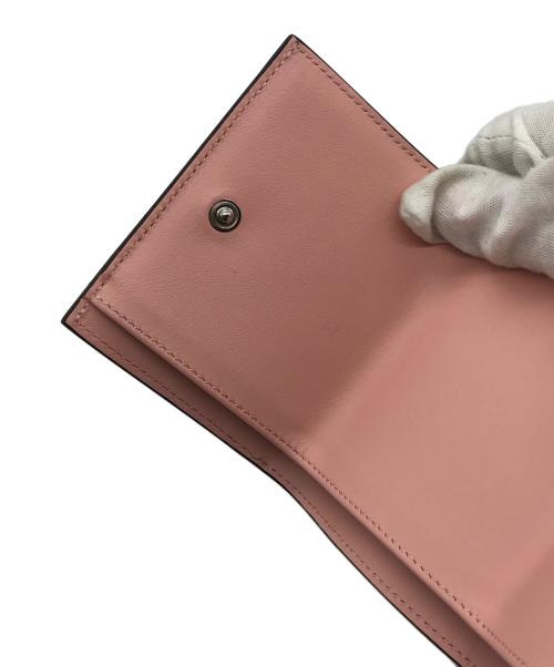 bonaventura（ボナベンチュラ）BONAVENTURA (ボナベンチュラ) コンパクトウォレット ピンクの古着・服飾アイテム