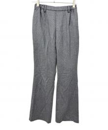 MUSE de Deuxieme Classe×Col Pierrot（ミューズ ドゥーズィエム クラス×コルピエロ）の古着「ウールセンタープレスパンツ」｜グレー