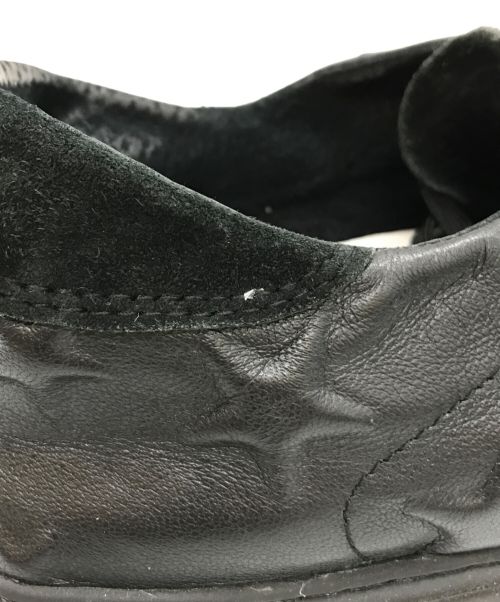 D.A.T.E.（デイト）D.A.T.E. (デイト) スターエンボスレザースニーカー ブラック サイズ:27の古着・服飾アイテム