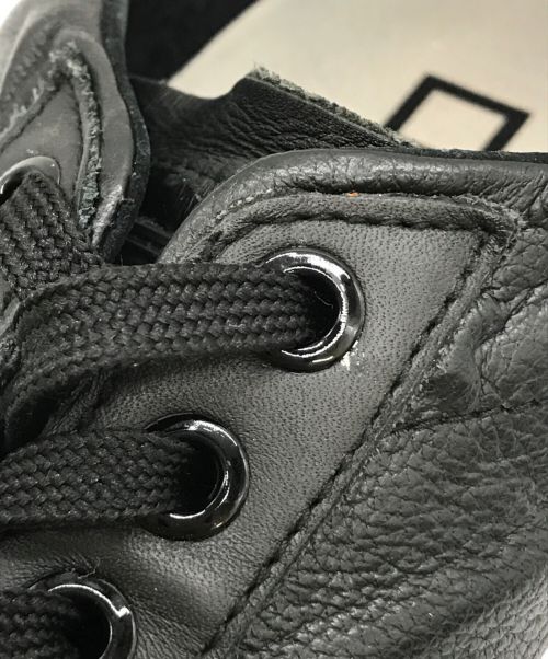 D.A.T.E.（デイト）D.A.T.E. (デイト) スターエンボスレザースニーカー ブラック サイズ:27の古着・服飾アイテム