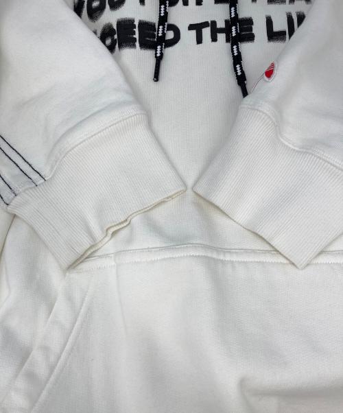 adidas（アディダス）adidas (アディダス) ALEXANDER WANG (アレキサンダー・ワン) Graphic Hoodie ホワイト サイズ:Оの古着・服飾アイテム