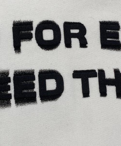 adidas（アディダス）adidas (アディダス) ALEXANDER WANG (アレキサンダー・ワン) Graphic Hoodie ホワイト サイズ:Оの古着・服飾アイテム