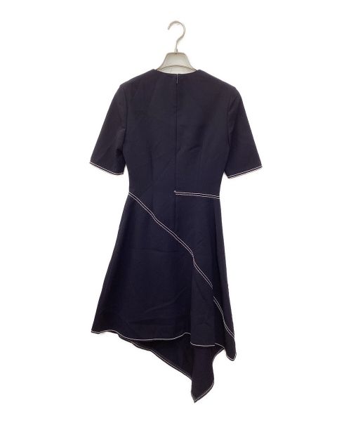 STELLA McCARTNEY（ステラマッカートニー）STELLA McCARTNEY (ステラマッカートニー) ステッチデザイン変形ワンピース ネイビー サイズ:SIZE36の古着・服飾アイテム
