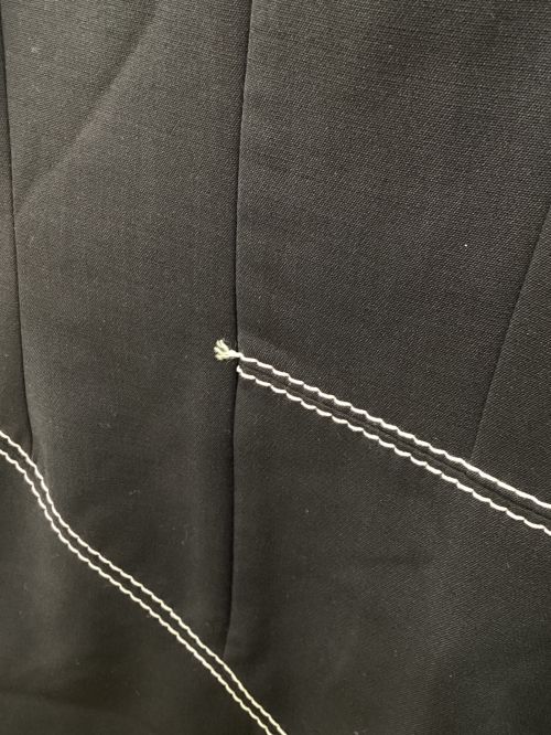 STELLA McCARTNEY（ステラマッカートニー）STELLA McCARTNEY (ステラマッカートニー) ステッチデザイン変形ワンピース ネイビー サイズ:SIZE36の古着・服飾アイテム