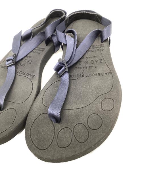foot the coacher（フットザコーチャー）foot the coacher (フットザコーチャー) foot the coacher　BAREFOOT SANDALS ネイビー サイズ:26.5cmの古着・服飾アイテム