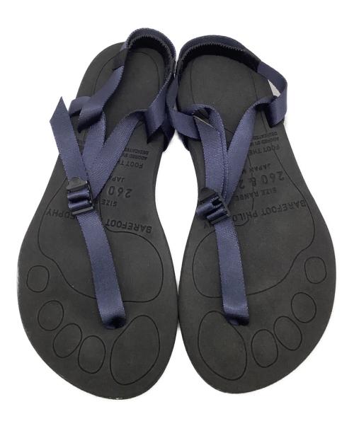 foot the coacher（フットザコーチャー）foot the coacher (フットザコーチャー) foot the coacher　BAREFOOT SANDALS ネイビー サイズ:26.5cmの古着・服飾アイテム