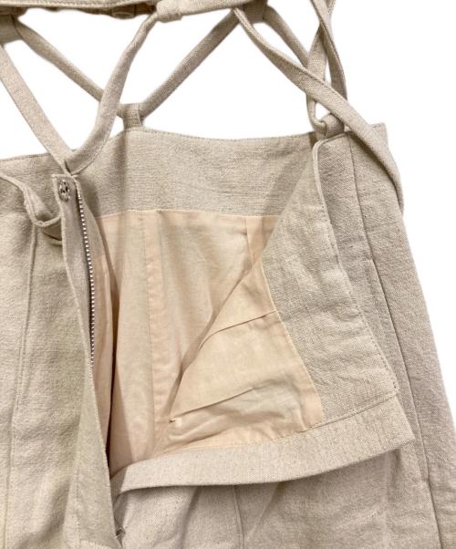 U by SPICK&SPAN（ユー バイ スピック＆スパン）U by Spick&Span (ユー バイ スピック＆スパン) オールインワン アイボリー サイズ:38 未使用品の古着・服飾アイテム