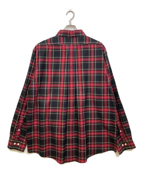 BROOKS BROTHERS（ブルックスブラザーズ）BROOKS BROTHERS (ブルックスブラザーズ) チェックBDシャツ ブラック×レッド サイズ:XXLの古着・服飾アイテム