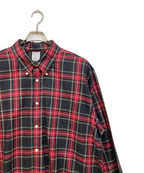 BROOKS BROTHERS（ブルックスブラザーズ）BROOKS BROTHERS (ブルックスブラザーズ) チェックBDシャツ ブラック×レッド サイズ:XXLの古着・服飾アイテム