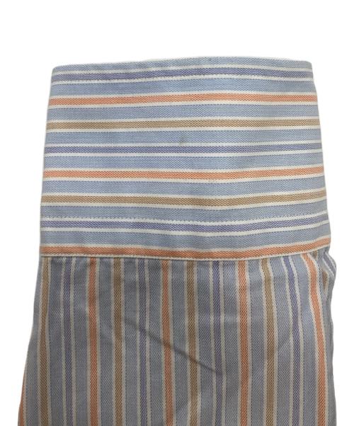 BRIONI（ブリオーニ）BRIONI (ブリオーニ) ストライプBDシャツ ブルー サイズ:VIの古着・服飾アイテム