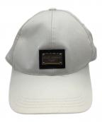 DOLCE & GABBANAドルチェ＆ガッバーナ）の古着「ロゴパネルキャップ」｜ホワイト