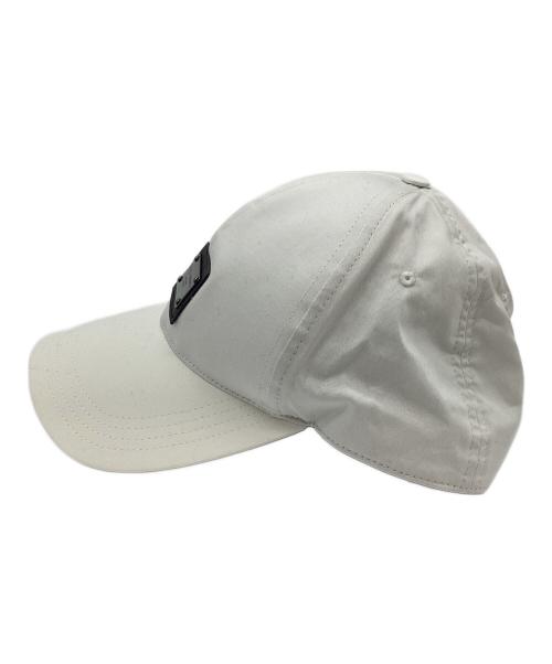 DOLCE & GABBANA（ドルチェ＆ガッバーナ）DOLCE & GABBANA (ドルチェ＆ガッバーナ) ロゴパネルキャップ ホワイトの古着・服飾アイテム